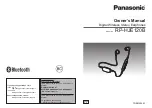 Preview for 1 page of Panasonic PP1-WHT-US Owner'S Manual