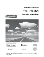 Предварительный просмотр 1 страницы Panasonic PP105106 Operating Instructions Manual