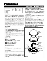 Panasonic PPDW12 Product Instructions preview