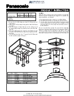 Preview for 1 page of Panasonic PPMF12D Product Instruction