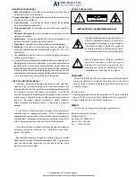 Preview for 2 page of Panasonic PPMF12D Product Instruction