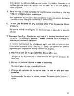 Preview for 9 page of Panasonic Precise Logic EW3012 Operating Instructions Manual