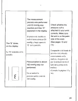 Предварительный просмотр 25 страницы Panasonic Precise Logic EW3012 Operating Instructions Manual