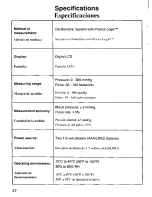 Предварительный просмотр 28 страницы Panasonic Precise Logic EW3012 Operating Instructions Manual