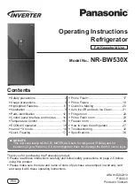 Panasonic PRIME+ NR-BW530X Operating Instructions Manual preview