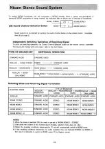 Preview for 15 page of Panasonic PRISM W1 Series Operating Instructions Manual