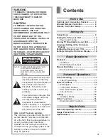 Предварительный просмотр 3 страницы Panasonic ProLine AG-1340 Operating Instructions Manual