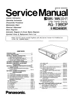 Panasonic ProLine AG-1980P Service Manual предпросмотр