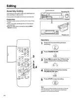 Preview for 24 page of Panasonic ProLine AG-2550 Operating Instructions Manual