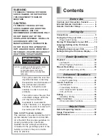 Предварительный просмотр 3 страницы Panasonic ProLine AG-2570 Operating Instructions Manual