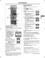 Предварительный просмотр 17 страницы Panasonic Proline AG-VP300P Operating Insructions