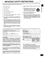 Preview for 3 page of Panasonic PROLINE DMR-T3030 Operating Instructions Manual