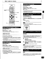 Preview for 23 page of Panasonic PROLINE DMR-T3030 Operating Instructions Manual