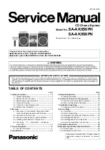 Panasonic PSG1303053SE Service Manual preview