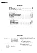 Preview for 2 page of Panasonic PT-302 Service Manual