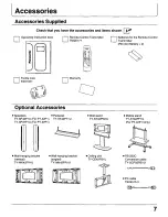 Предварительный просмотр 7 страницы Panasonic PT-37PD4-P Operating Operating Instructions Manual