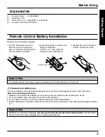 Preview for 7 page of Panasonic PT-40LC12-K Operating Instructions Manual