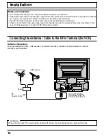 Preview for 12 page of Panasonic PT-40LC12-K Operating Instructions Manual