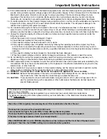 Предварительный просмотр 3 страницы Panasonic PT-40LC12 Operating Manual