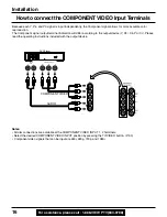 Предварительный просмотр 16 страницы Panasonic PT-40LC12 Operating Manual