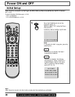 Предварительный просмотр 20 страницы Panasonic PT-40LC12 Operating Manual