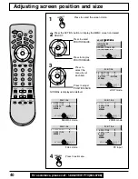 Предварительный просмотр 40 страницы Panasonic PT-40LC12 Operating Manual