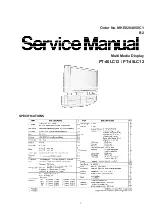 Panasonic PT-40LC12 Service Manual предпросмотр