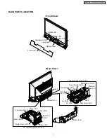 Предварительный просмотр 7 страницы Panasonic PT-44LCX65 - 44" Rear Projection TV Service Manual