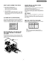 Предварительный просмотр 13 страницы Panasonic PT-44LCX65 - 44" Rear Projection TV Service Manual