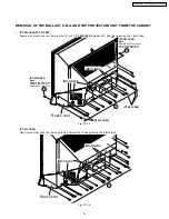 Предварительный просмотр 21 страницы Panasonic PT-44LCX65 - 44" Rear Projection TV Service Manual