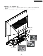 Предварительный просмотр 27 страницы Panasonic PT-44LCX65 - 44" Rear Projection TV Service Manual