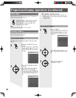 Preview for 34 page of Panasonic PT-44LCX65-K Operating Instructions Manual