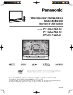 Preview for 81 page of Panasonic PT-44LCX65-K Operating Instructions Manual