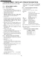 Предварительный просмотр 230 страницы Panasonic PT-44LCX65-K Service Manual