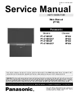 Panasonic PT-47WX42CF Service Manual preview