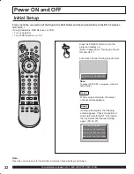 Предварительный просмотр 22 страницы Panasonic PT-50LC13 - 50" Rear Projection TV Operating Instructions Manual