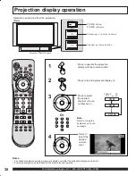 Предварительный просмотр 30 страницы Panasonic PT-50LC13 - 50" Rear Projection TV Operating Instructions Manual