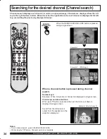 Предварительный просмотр 34 страницы Panasonic PT-50LC13 - 50" Rear Projection TV Operating Instructions Manual