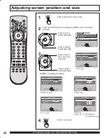 Предварительный просмотр 42 страницы Panasonic PT-50LC13 - 50" Rear Projection TV Operating Instructions Manual