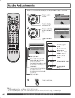 Предварительный просмотр 44 страницы Panasonic PT-50LC13 - 50" Rear Projection TV Operating Instructions Manual