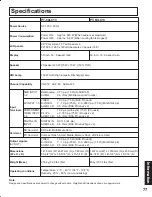 Предварительный просмотр 77 страницы Panasonic PT-50LC13 - 50" Rear Projection TV Operating Instructions Manual