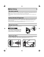 Предварительный просмотр 6 страницы Panasonic PT-50LC13K Operating Instructions Manual