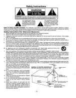 Preview for 2 page of Panasonic PT-51G20 Operating Instructions Manual