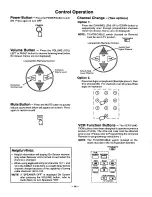 Preview for 14 page of Panasonic PT-51G20 Operating Instructions Manual