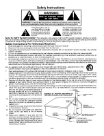 Preview for 2 page of Panasonic PT-51G30 Operating Instructions Manual