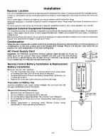 Preview for 5 page of Panasonic PT-51G30 Operating Instructions Manual