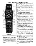 Предварительный просмотр 11 страницы Panasonic PT-51G45 Operating Instructions Manual