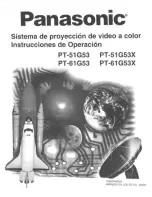 Предварительный просмотр 19 страницы Panasonic PT-51G53X Operating Instructions Manual