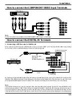 Preview for 11 page of Panasonic PT-52DL52 Operating Instructions Manual