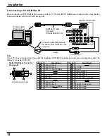 Preview for 12 page of Panasonic PT-52DL52 Operating Instructions Manual